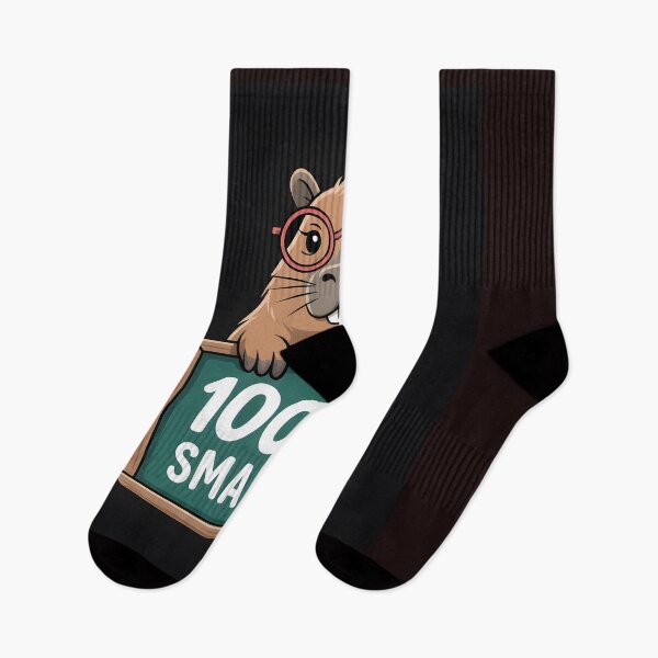 Item preview, 100 Days Smarter Capybara Funny School Celebration Capy Shirt designed and sold by Viktorio Art Shop.