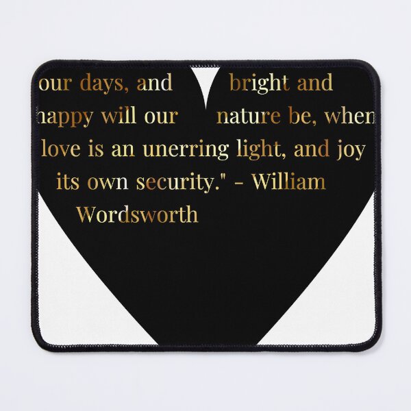 Item preview, William Wordsworth Quote in Heart designed and sold by TheIconSmith.