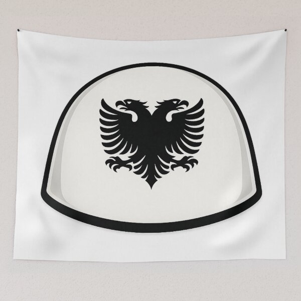 Item preview, Albanian Plis with Black Eagle – Minimal Traditional Design designed and sold by kimkosovo.