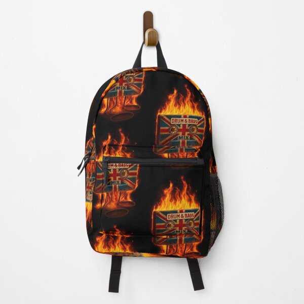 Item preview, Drum & Bass Mix Flaming Logo designed and sold by UKTapeHead.
