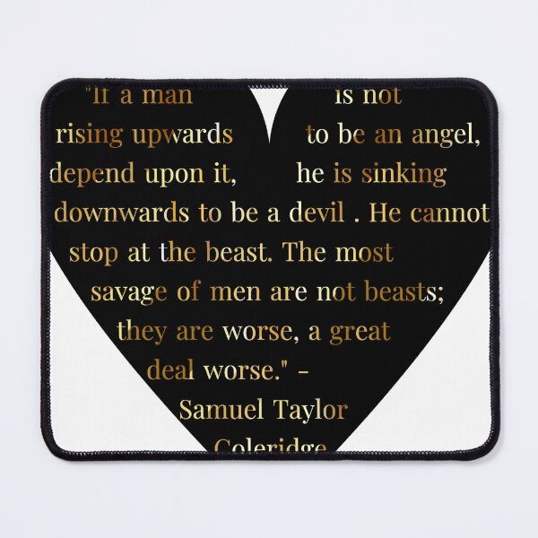 Item preview, Samuel Taylor Coleridge Quote in Heart designed and sold by TheIconSmith.