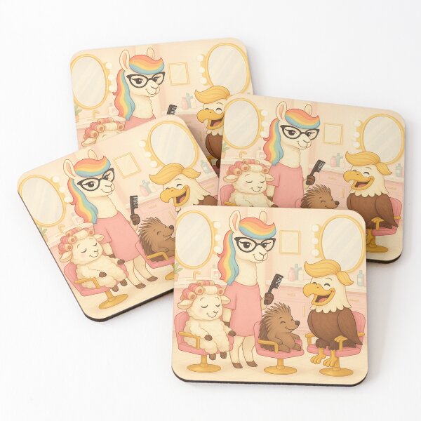 Item preview, Llama Salon and Animal Friends designed and sold by turtlemaid.