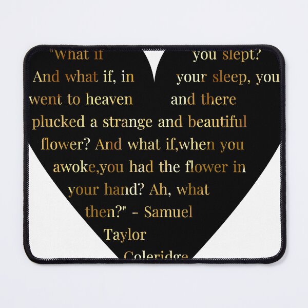Item preview, Samuel Taylor Coleridge Quote in Heart designed and sold by TheIconSmith.