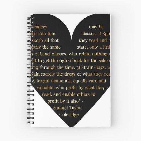 Item preview, Samuel Taylor Coleridge Quote in Heart designed and sold by TheIconSmith.