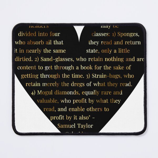 Item preview, Samuel Taylor Coleridge Quote in Heart designed and sold by TheIconSmith.
