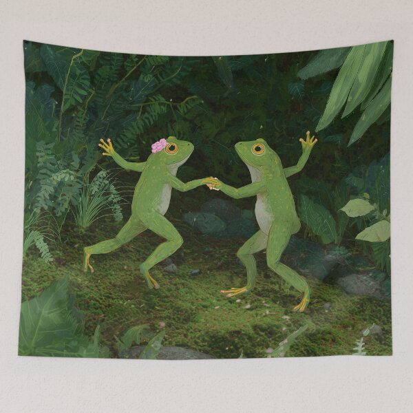 Item preview, Frogs' Dance in Nature's Embrace designed and sold by Venon28.