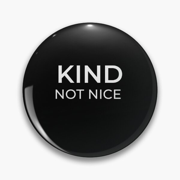 Item preview, KIND NOT NICE – Minimalist Statement Typography Design designed and sold by QuietRootStudio.