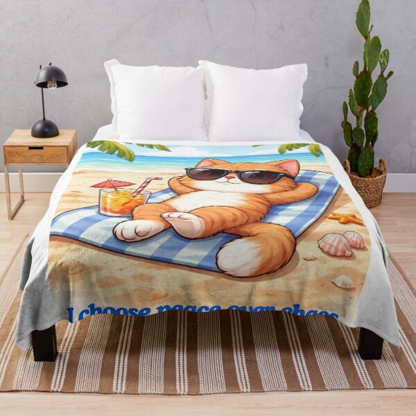 Item preview, cat enjoying designed and sold by RHINOHANDICRAFT.