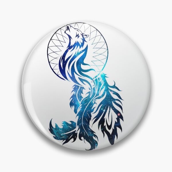 Item preview, Galaxy Wolf Dreamcatcher designed and sold by Kool Kiwi.