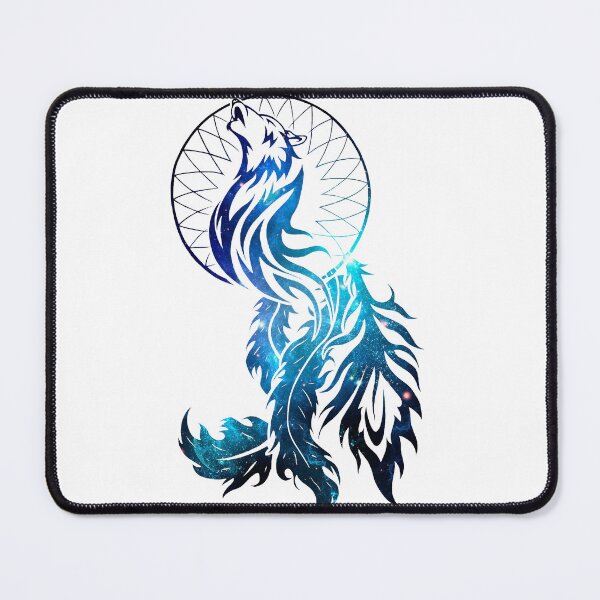 Item preview, Galaxy Wolf Dreamcatcher designed and sold by Kool Kiwi.