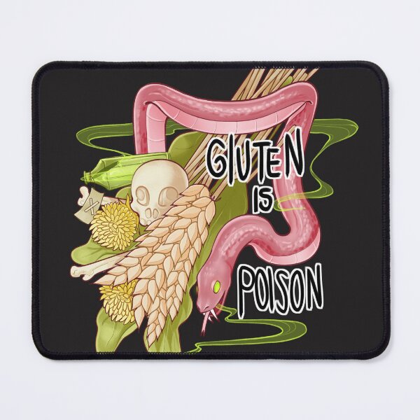 Item preview, Gluten is Poison designed and sold by ThymeCraft.