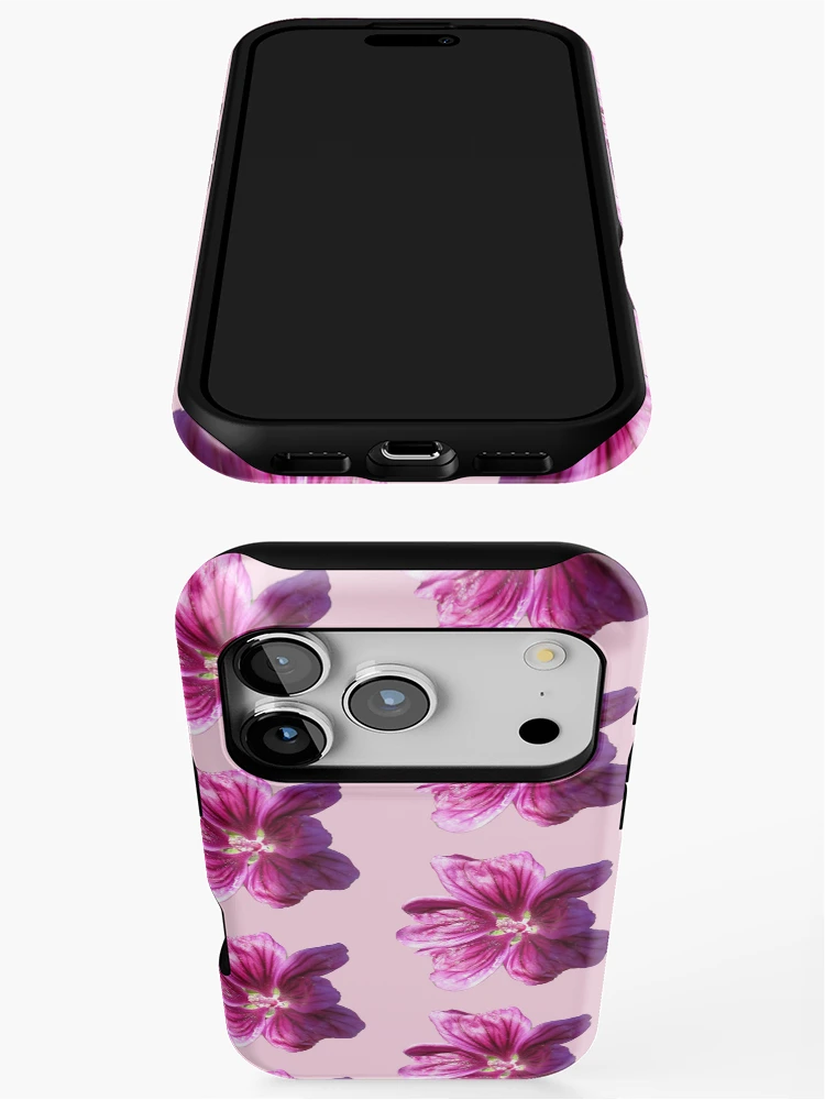 Thumbnail 3 of 4, iPhone Case, Mallow Flower Sticker designed and sold by RozDoz.