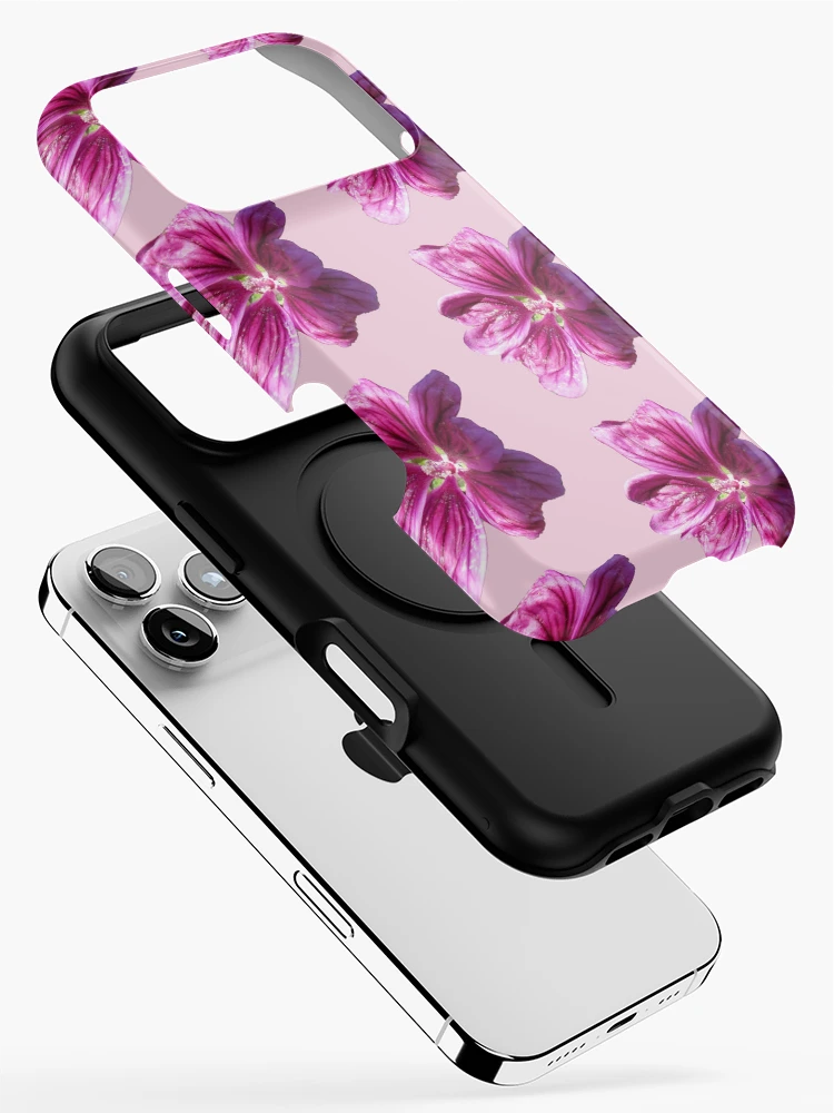 Thumbnail 2 of 4, iPhone Case, Mallow Flower Sticker designed and sold by RozDoz.