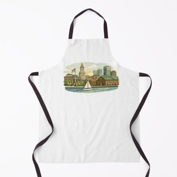 Item preview, boston skyline designed and sold by whitebeagle.