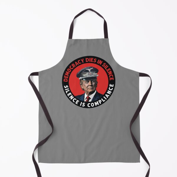 Item preview, Democracy dies in silence. Silence is compliance. USA designed and sold by gayishdesign.
