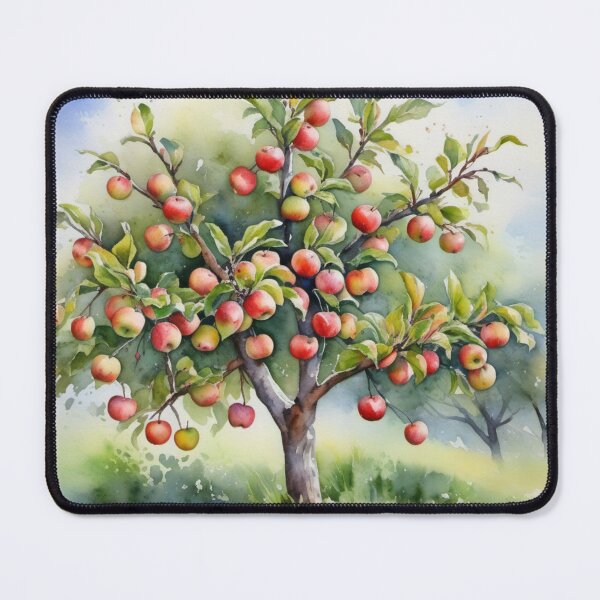 Item preview, Apple tree with ripe apples designed and sold by Kraftbaum.