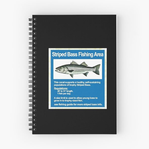 Item preview, Striped Bass Fishing Sign designed and sold by unionpride.