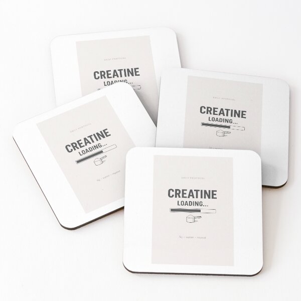 Item preview, Creatine Loading Aesthetic – Modern Fitness Wall Art designed and sold by OopsDesign G.