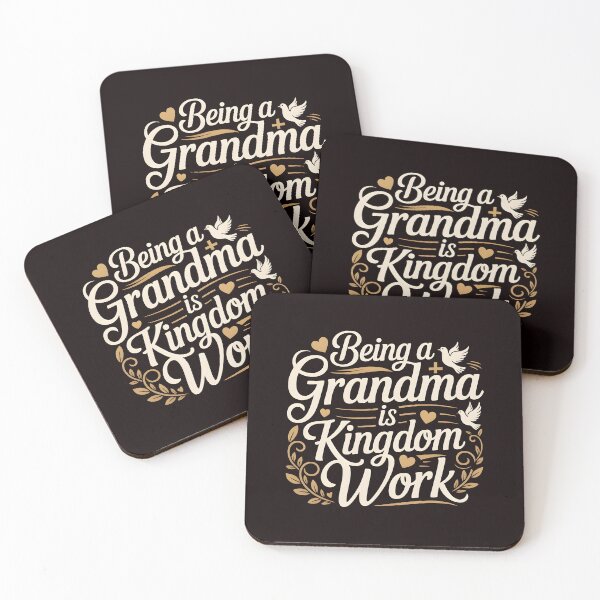 Item preview, Being a Grandma Is Kingdom Work – Christian Quote for Grandmothers designed and sold by Redgiant87x.