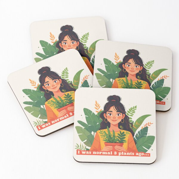 Item preview, I Was Normal 3 Plants Ago - Funny Plant Lady Art designed and sold by StyleDigits.