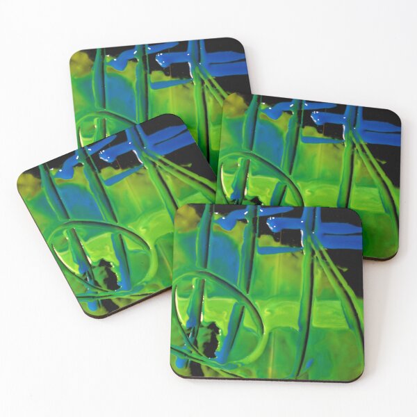 Item preview, Residual Rhythm: Abstract Doodle in Blue and Green designed and sold by Artondra Hall.