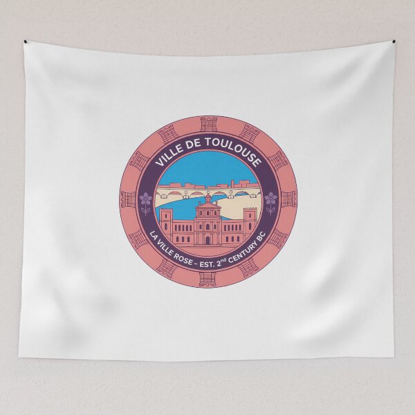 Item preview, Toulouse France Ville Rose City Emblem Vintage designed and sold by k3rstman1.