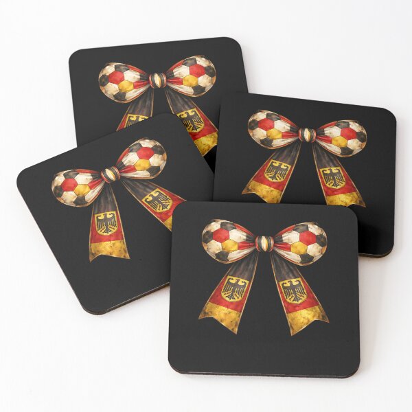 Item preview, Germany Flag Vintage Patriotic Soccer Bow with Eagle Country Style designed and sold by MuniraWearify.