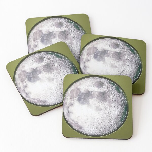 Item preview, Close-Up View of Full Moon Surface With Detailed Craters and Lunar Features designed and sold by Nmallia.