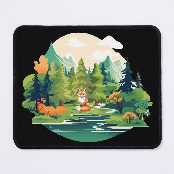 Item preview, Cute Fox And Forest designed and sold by JokeAndStyle.