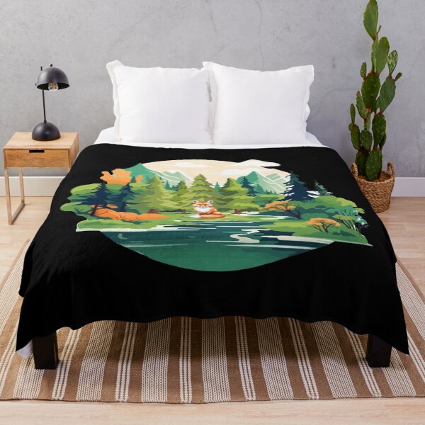 Item preview, Cute Fox And Forest designed and sold by JokeAndStyle.