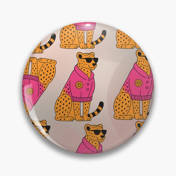 Item preview, Cute cheetahs in colorful sweaters, find the other one. designed and sold by Knock on my door.