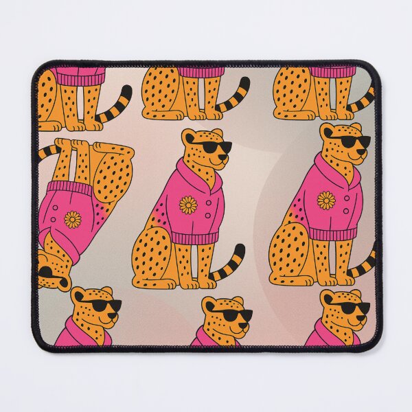 Item preview, Cute cheetahs in colorful sweaters, find the other one. designed and sold by Knock on my door.