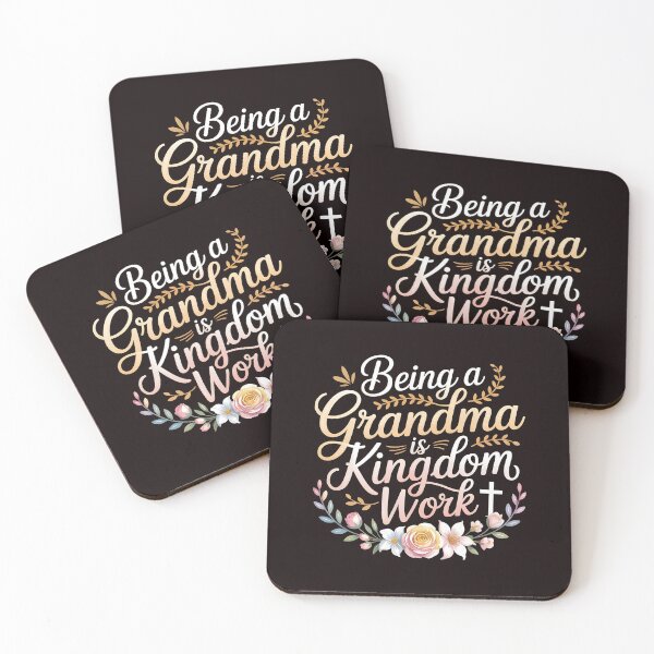Item preview, Being a Grandma Is Kingdom Work – Christian Faith and Family Quote designed and sold by Redgiant87x.