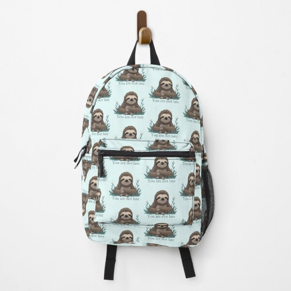 Item preview, You Are Not Late Sloth Illustration | Gentle Motivation Cozy Animal Art designed and sold by soletstudio.