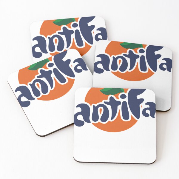 Artikelvorschau, Antifa-Logo in Orange entworfen und verkauft von Roachwaifu.