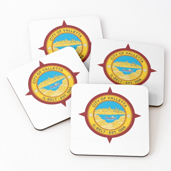 Item preview, Valletta Malta City Emblem Est. 1566 Historic Seal designed and sold by k3rstman1.