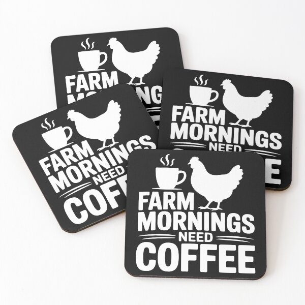 Item preview, Farm Mornings Need Coffee designed and sold by theartfulaspie.