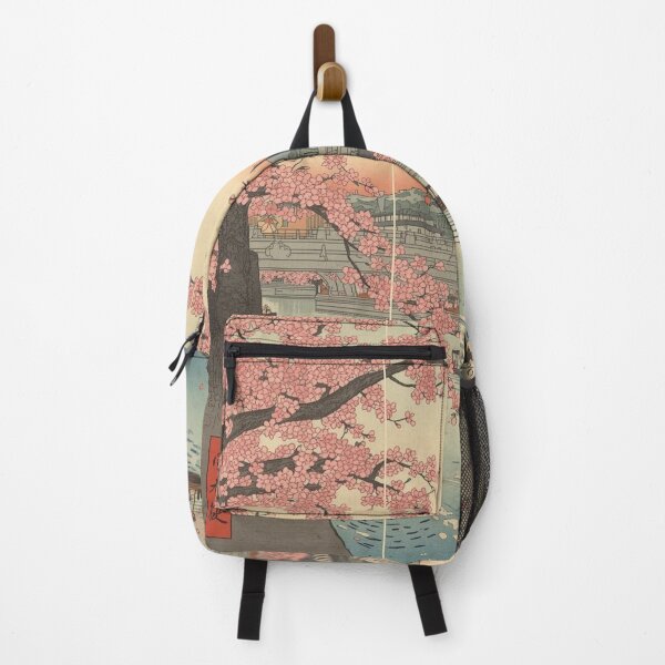 Item preview, Spring on the Sumida: Ukiyo-e Cherry Blossom & River Boat Art designed and sold by Vandy Fullam.