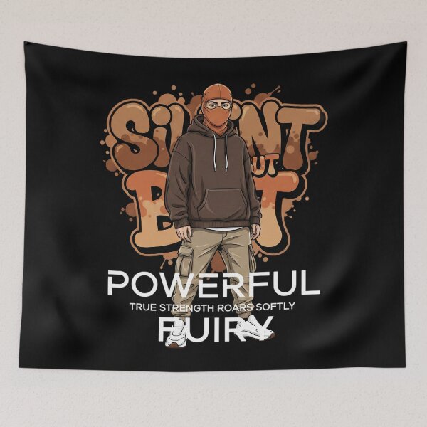 Item preview, Silent But Powerful Urban Streetwear Masked Character designed and sold by FUIRY .
