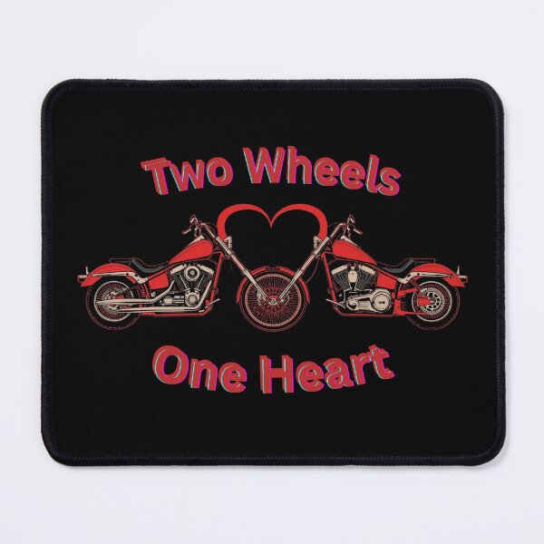 Item preview, Two wheels one heart- Valentine’s Motocycle designed and sold by YourTrendyTees.
