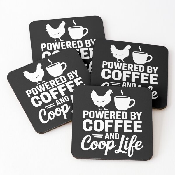Item preview, Powered by Coffee and Coop Life designed and sold by theartfulaspie.