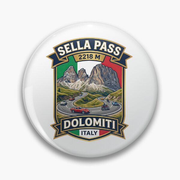 Item preview, Sella Pass - Motorsport Road Italy designed and sold by enzoade.
