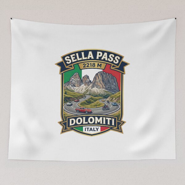 Item preview, Sella Pass - Motorsport Road Italy designed and sold by enzoade.