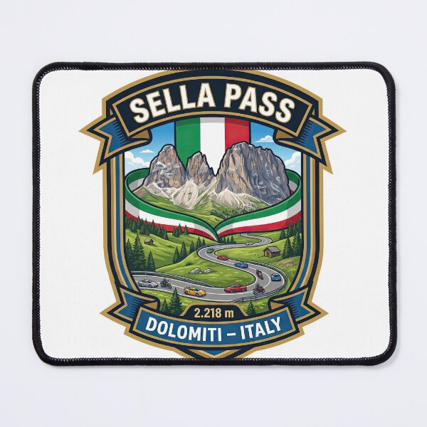 Item preview, Sella Pass - Motorcycle Alpine Road designed and sold by enzoade.