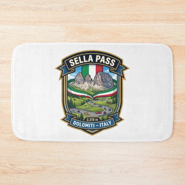 Item preview, Sella Pass - Motorcycle Alpine Road designed and sold by enzoade.
