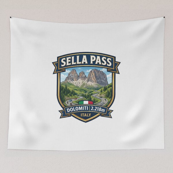 Item preview, Sella Pass - Famous Dolomites Pass designed and sold by enzoade.