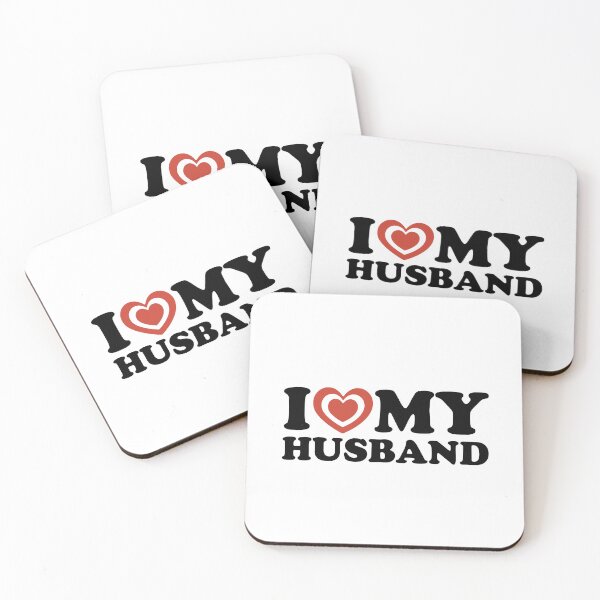 Item preview, I Love My Husband - I Heart My Husband Valentines Day designed and sold by Shape Snip Studio.