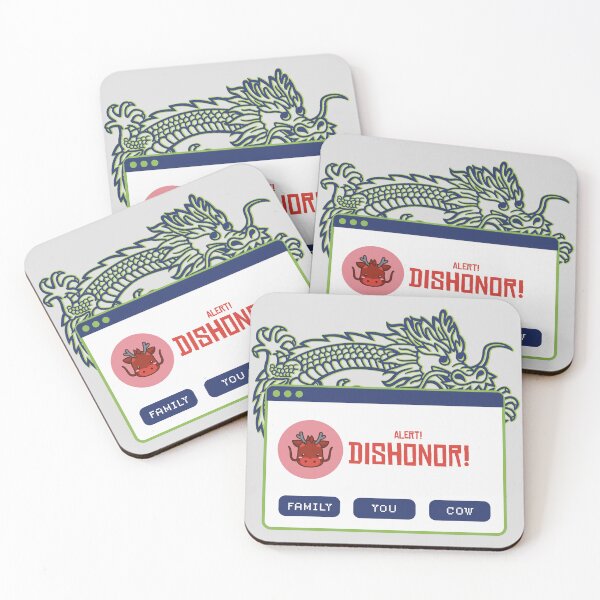 Item preview, Dishonor Alert Retro Digital Dragon Art designed and sold by Cute & Crooked / Só Coisa Fofa e Errada.