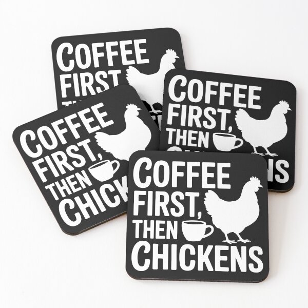 Item preview, Coffee First, Then Chickens designed and sold by theartfulaspie.