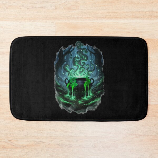 Item preview, Dark Romance Lover Witch Cauldron Bubbling Green Potion, Fantasy Art designed and sold by DarkRomanceMom.